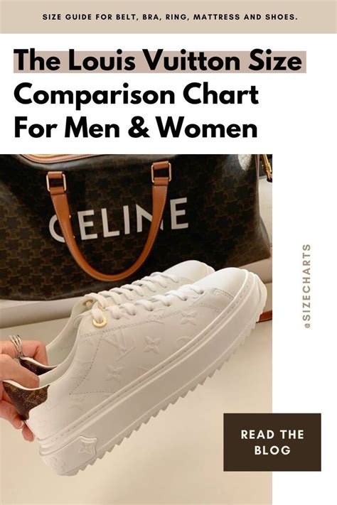 louis vuitton size chart shoes|louis vuitton tote size chart.